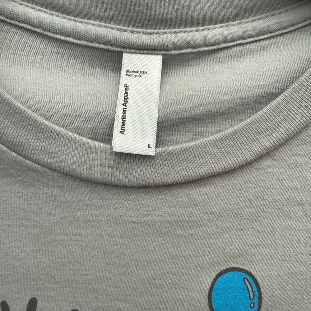 Snorg Tees "anything not related to elephants is irrelephant" tee Women's Lg